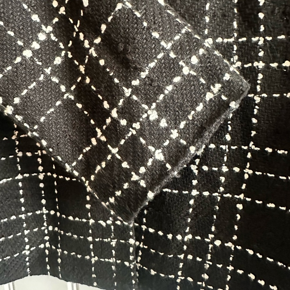 Requirements Black and White Grid Pattern Blazer 16 - Picture 3 of 6